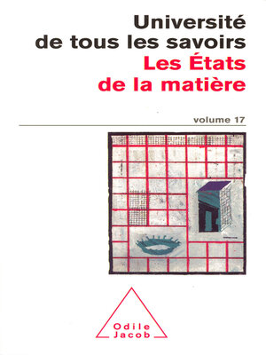 cover image of Les États de la matière